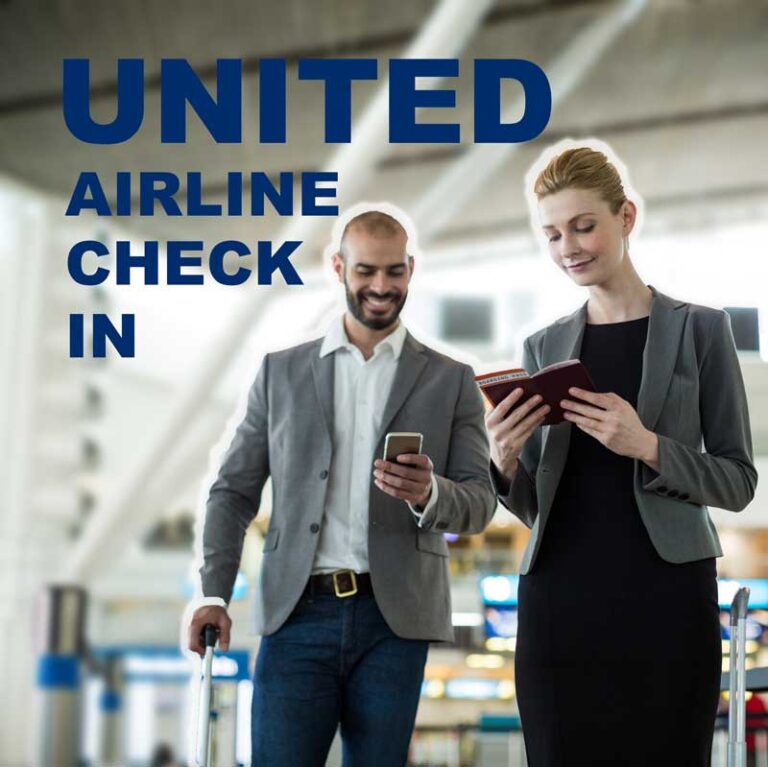 United airline check-in