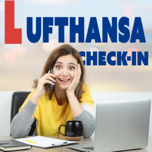 Lufthansa airline check-in